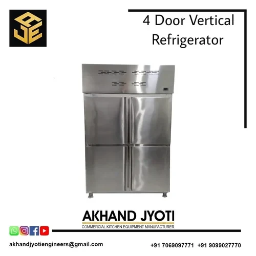 4 Door Vertical Refrigerator