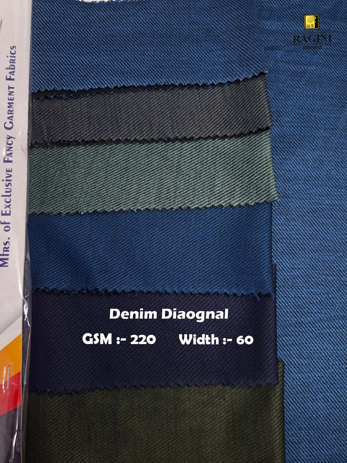 Premium DENIM DIAGONAL Fabric